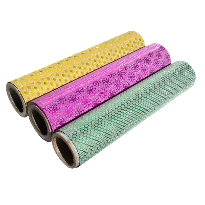 Introduzione del film per laminazione termica glitterata